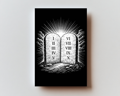 CLASSIC VERSION The Ten Commandments- PREMIUM METAL