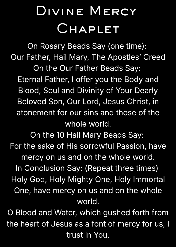 CLASSIC VERSION Divine Mercy- PREMIUM METAL