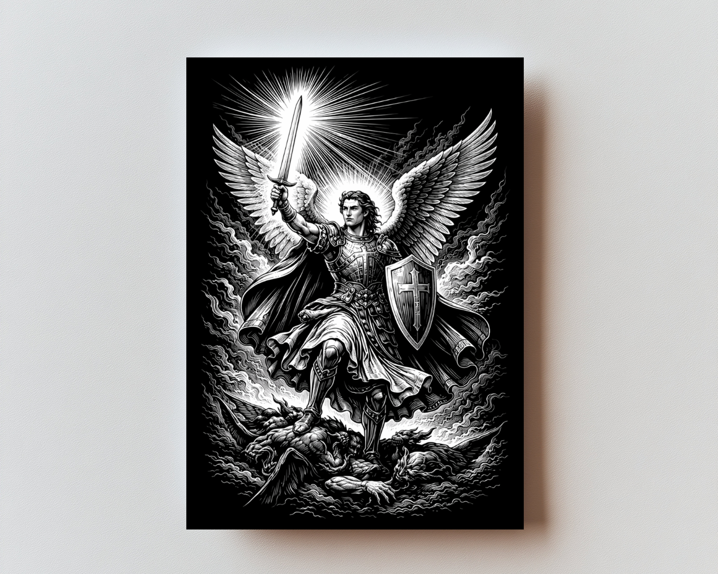 CLASSIC VERSION St. Michael -PREMIUM METAL