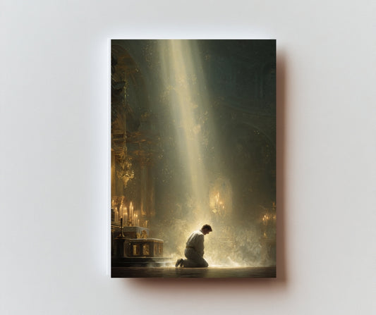 Confiteor - Holy Card / 2 1/4"x 3 1/2" (b)