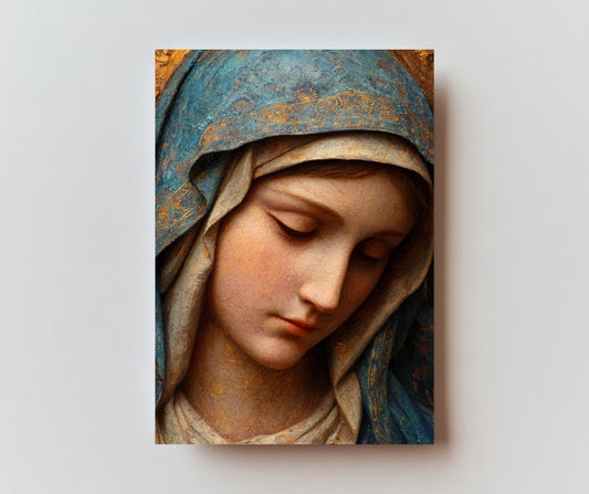 Consecration to Mary- Holy Card / 2 1/4"x 3 1/2" (b)