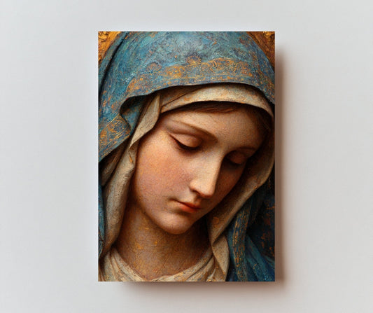 Consecration to Mary - Holy Card original image 1