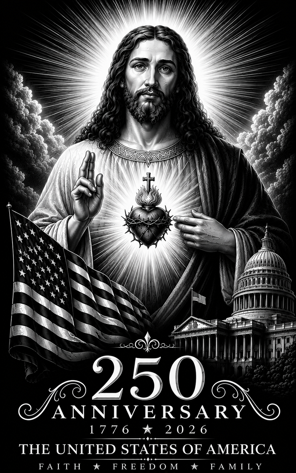 250th Anniversary Consecration Cards – PREMIUM METAL
