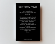 Catholic Family Prayer Metal Card Bundle