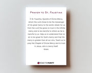 Prayer to St Faustina - Holy Card original image 2