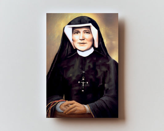 Prayer to St Faustina - Holy Card