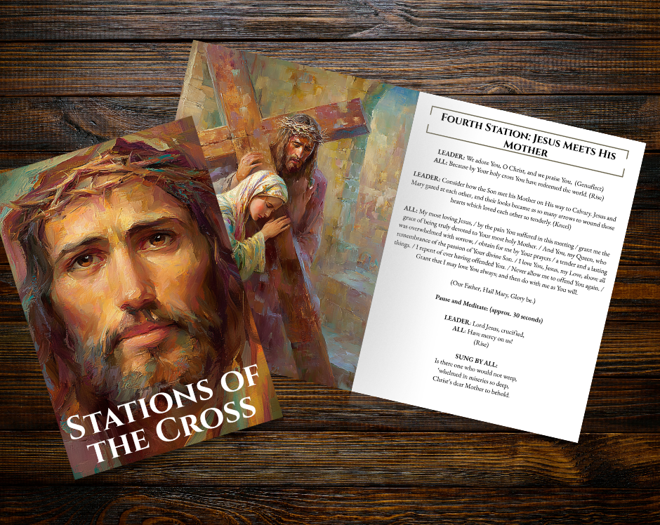 Stations of the Cross - Large Print - WHOLESALE