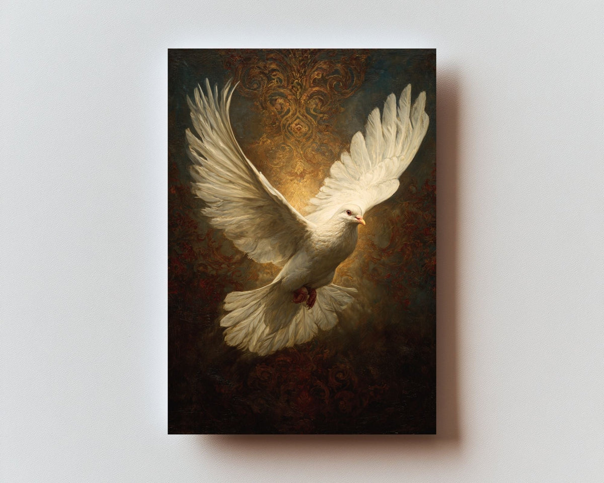 Holy Spirit Prayer of St Augustine - Holy Card original image 1
