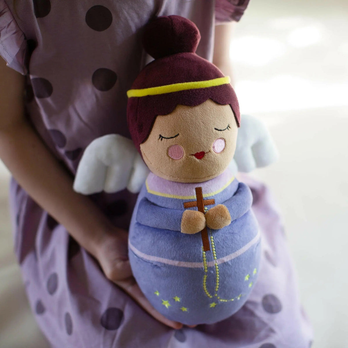 Purple Guardian Angel Plush Doll