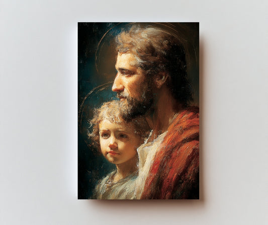 Consecration to St. Joseph - Holy Card  2 1/4"x 3 1/2"