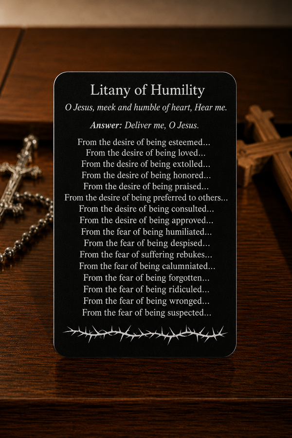 Litany of Humility