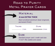 Full Armor of God — Premium Metal Holy Card