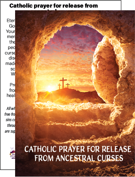 Catholic Prayer for Ancestral Curses - Holy Card / 2 1/2"x 3 1/2"