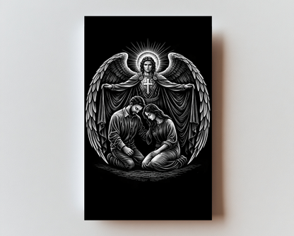 5 Metal Card Catholic Family Prayer Bundle and FREE GIFT