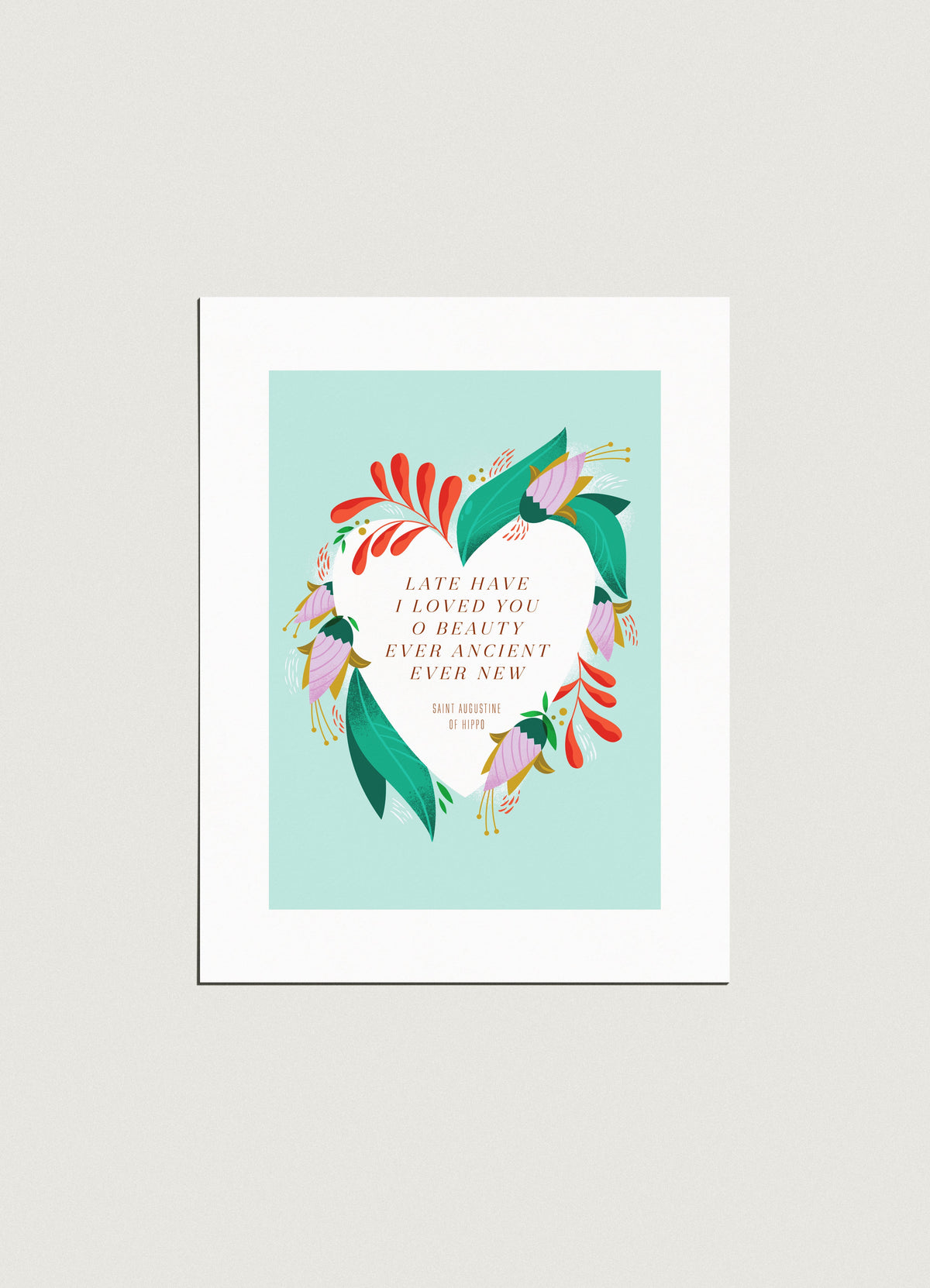 Print: Beauty Ancient + New, 11x14