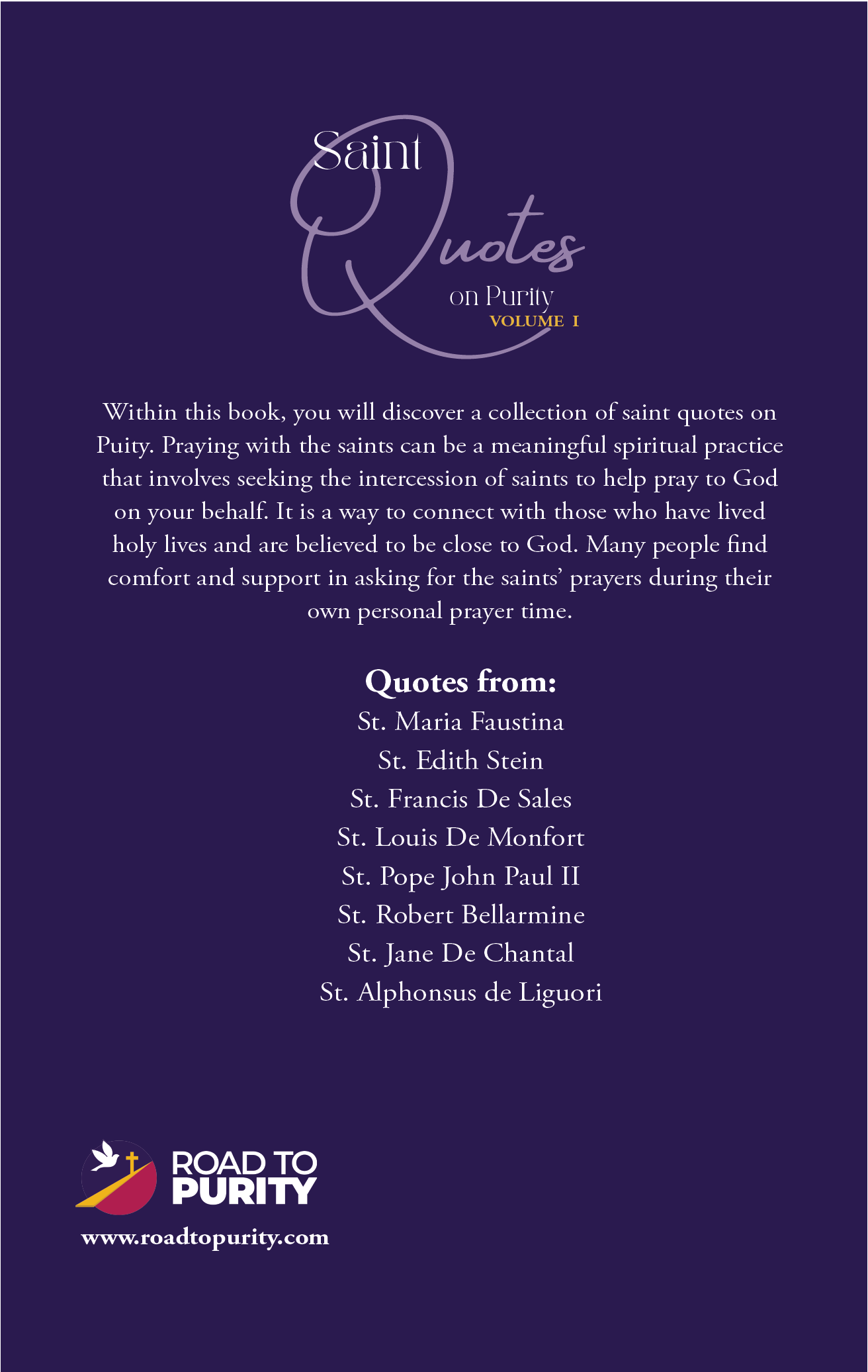 Saint Quotes on Purity Volume 1