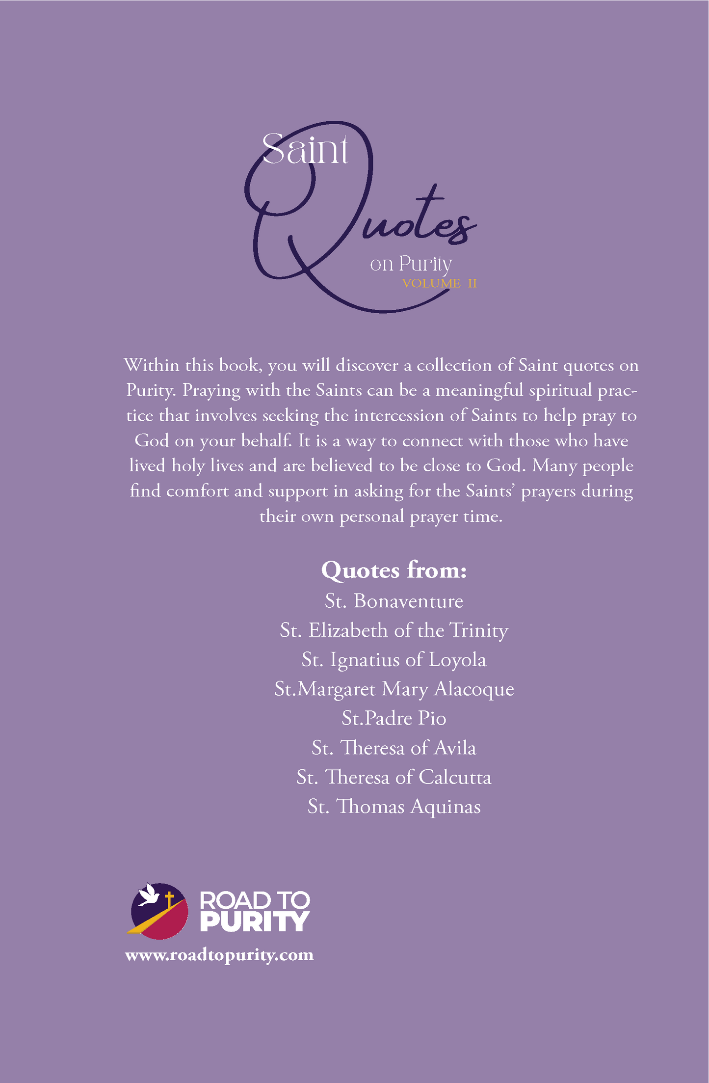 Saint Quotes on Purity Volume 2