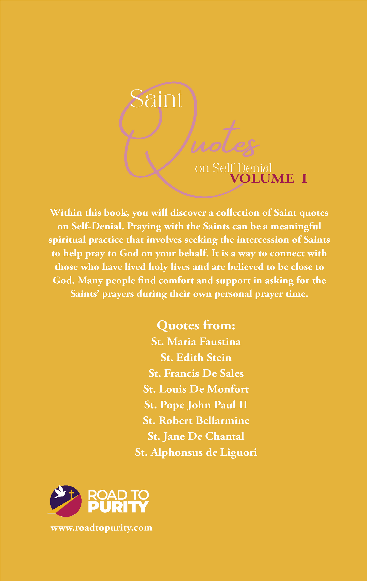 Saint Quotes on Self-Denial Volume 1