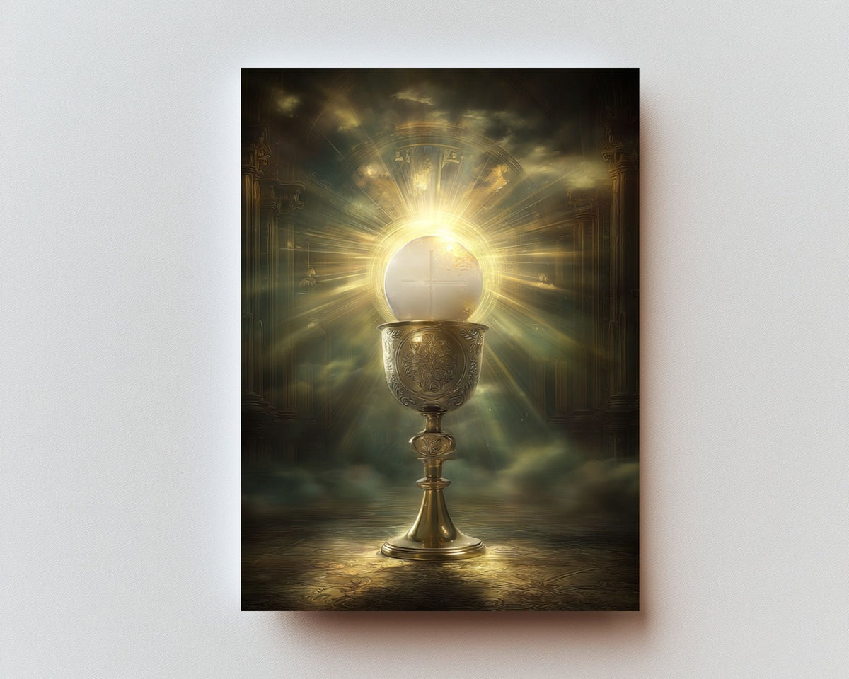 Act of Spiritual Communion - Holy Card original image 1