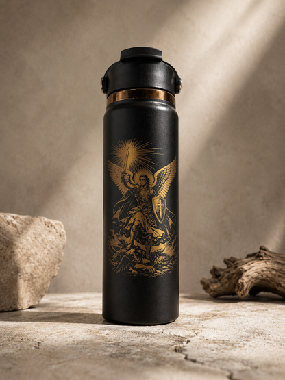 Personalized St Michael Water Bottle