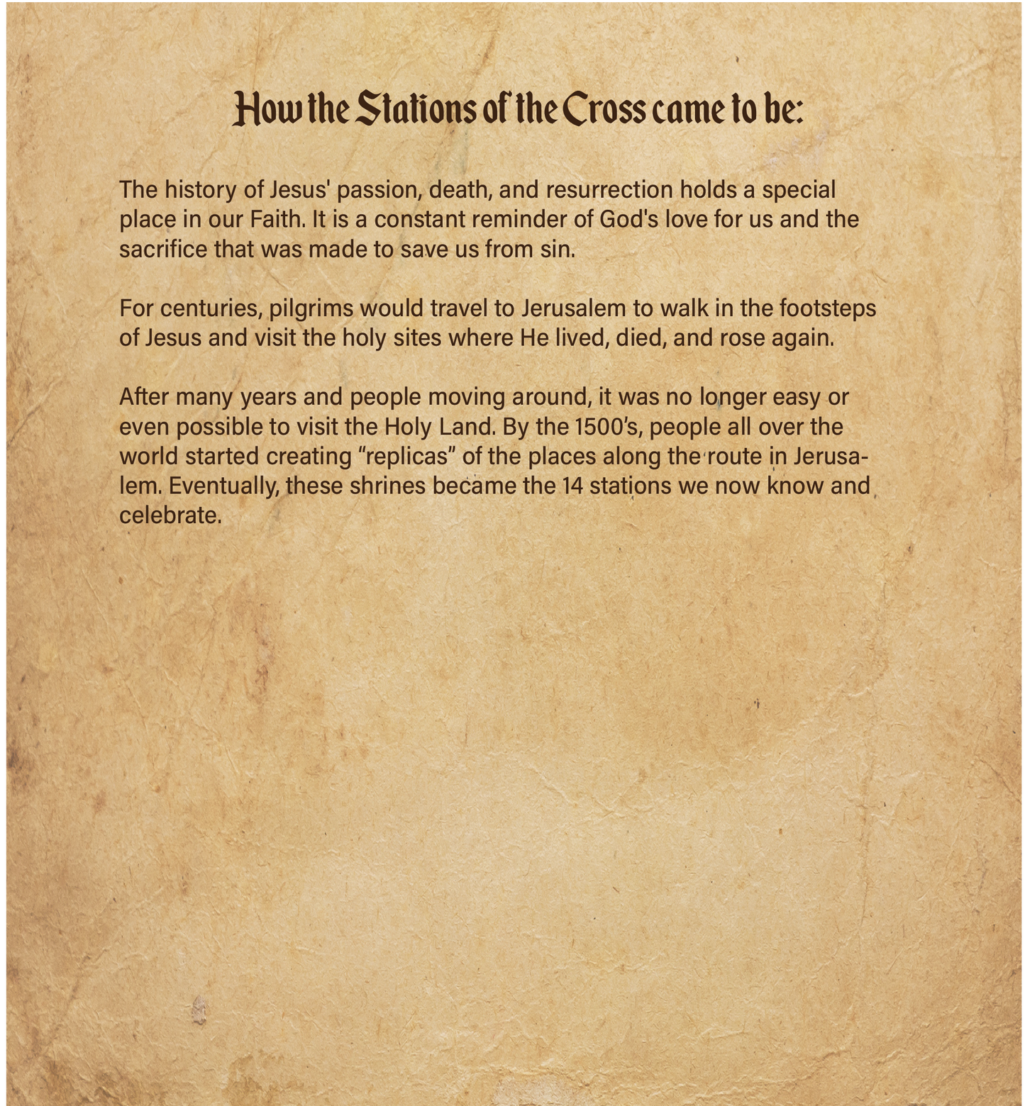 Stations of the Cross 20pg booklet
