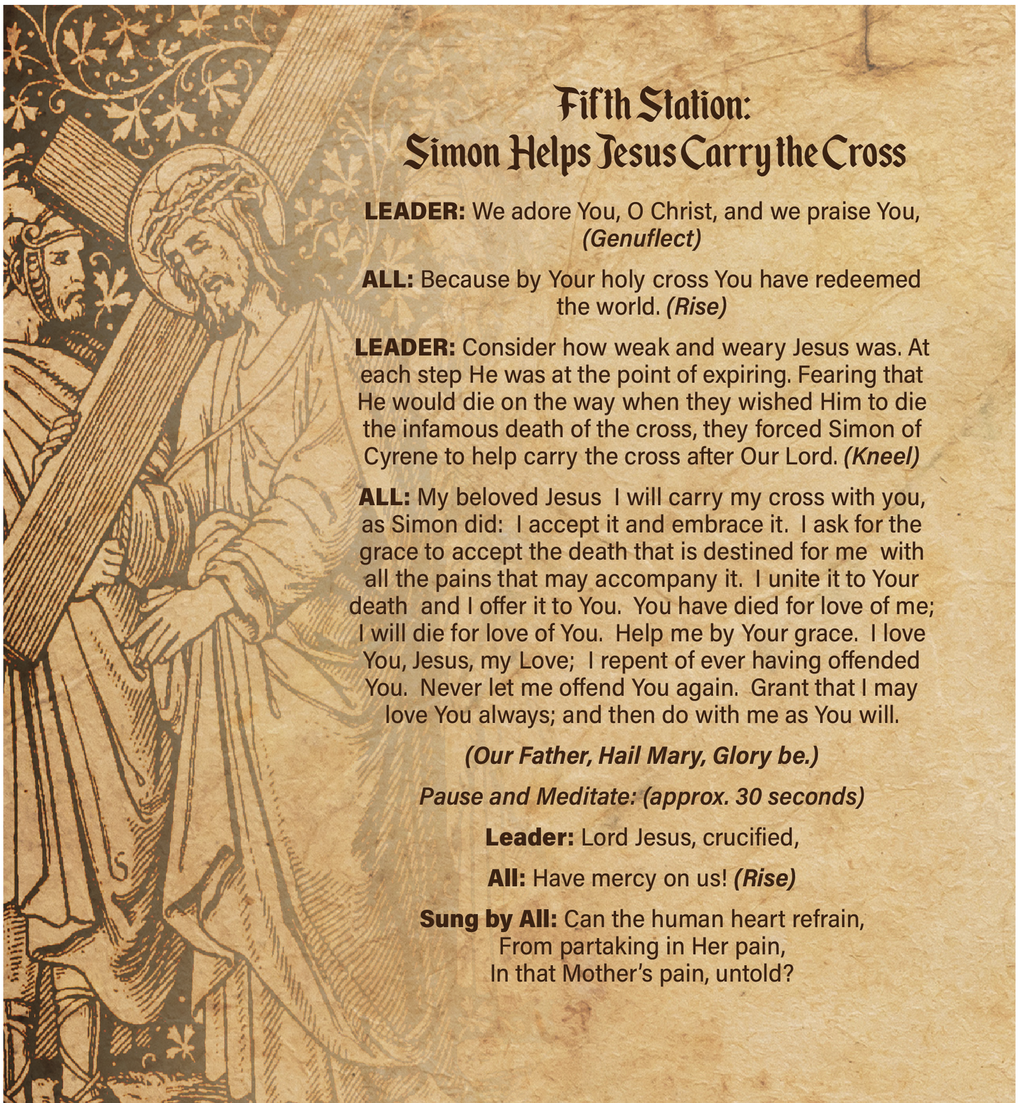Stations of the Cross 20pg booklet