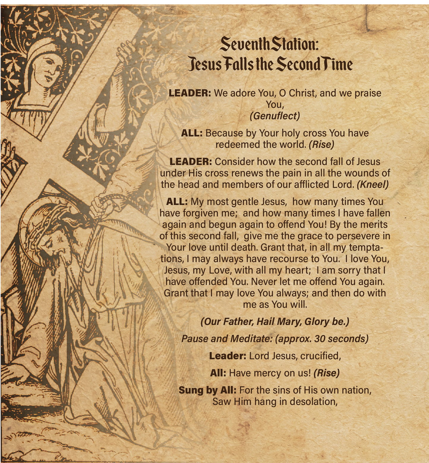 Stations of the Cross 20pg booklet