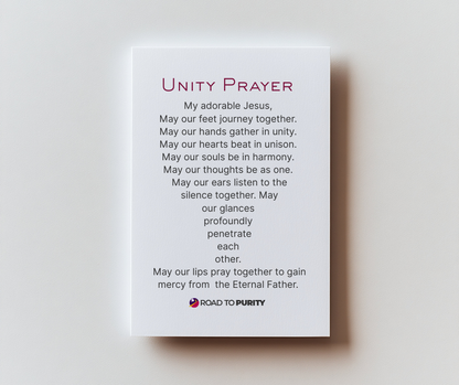 Unity Prayer - Holy Card original image 2