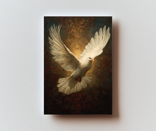 Holy Spirit Prayer of Saint Augustine - Holy Card / 2 1/4"x 3 1/2" (b)