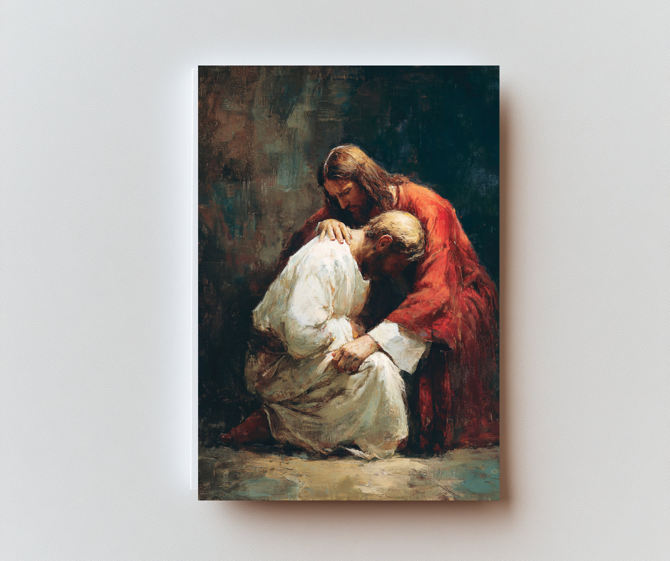 Act of Contrition - Holy Card / 2 1/4"x 3 1/2" (b)