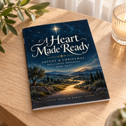 A Heart Made Ready — flat tabletop book mockup