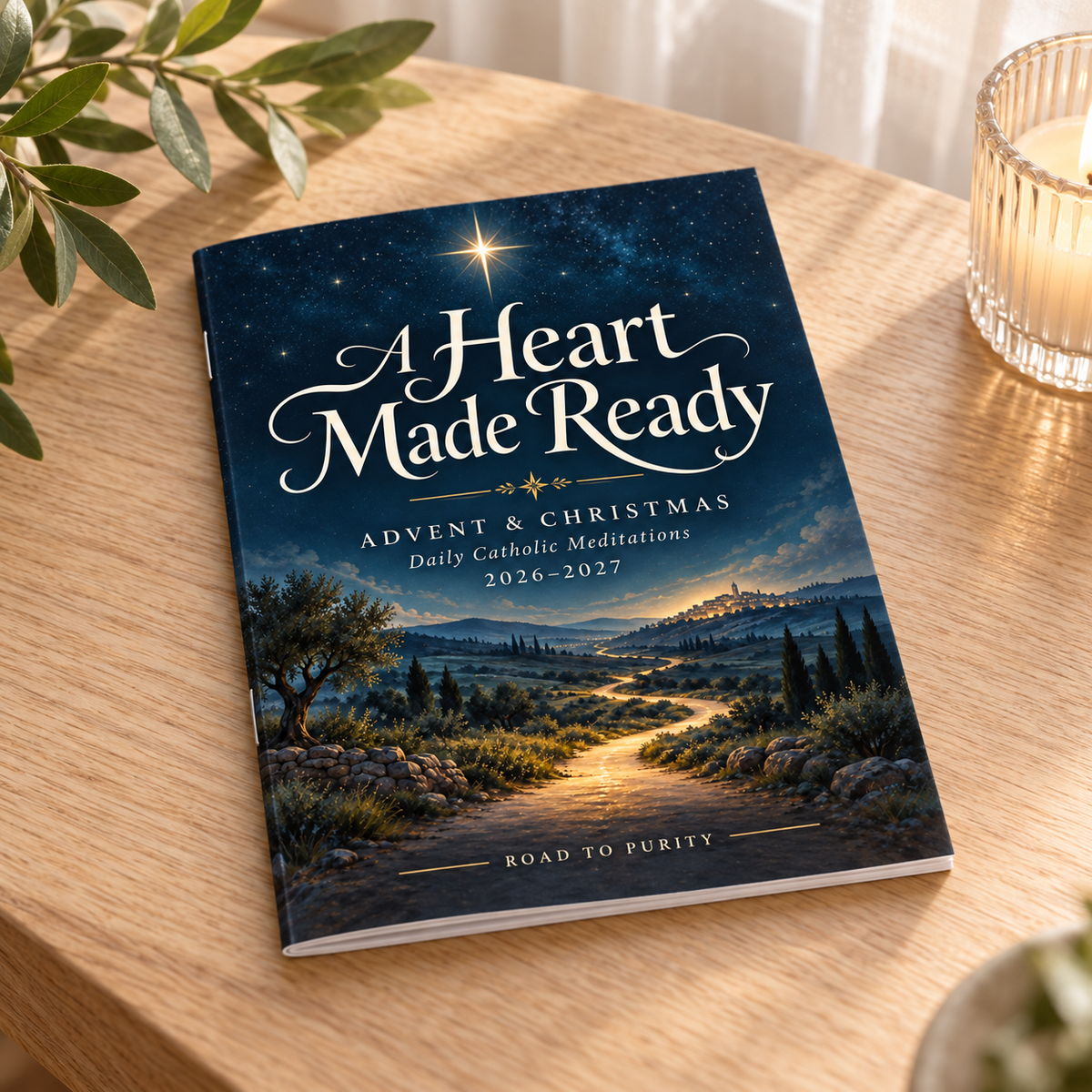 A Heart Made Ready — flat tabletop book mockup