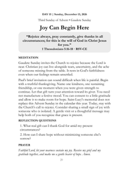 A Heart Made Ready interior page 20: Gaudete Sunday: Joy Can Begin Here