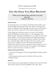 A Heart Made Ready interior page 56: Baptism of the Lord: Live the Grace You Have Received