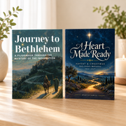 Advent sample bundle: one Journey to Bethlehem and one A Heart Made Ready book