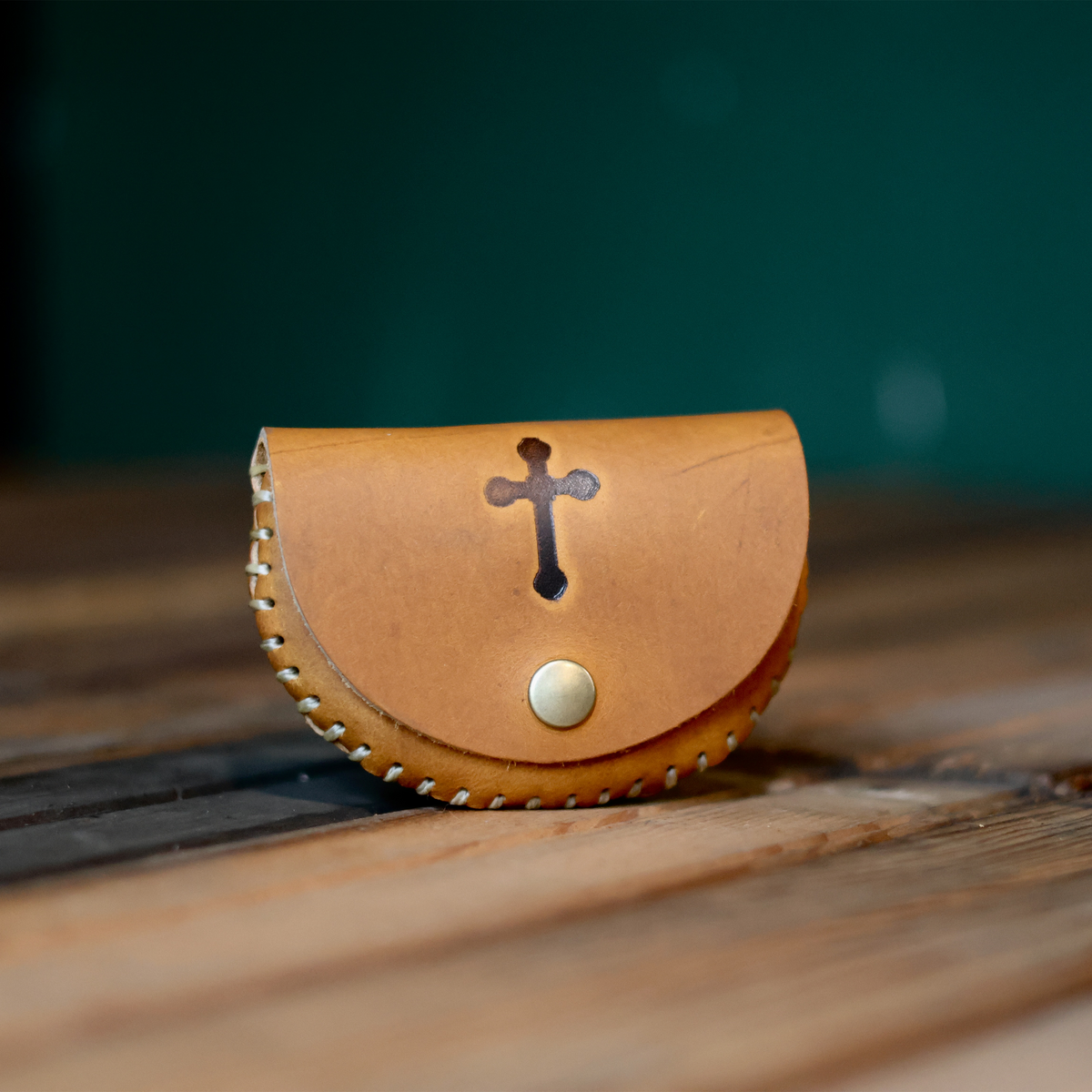 Round Rosary Pouch