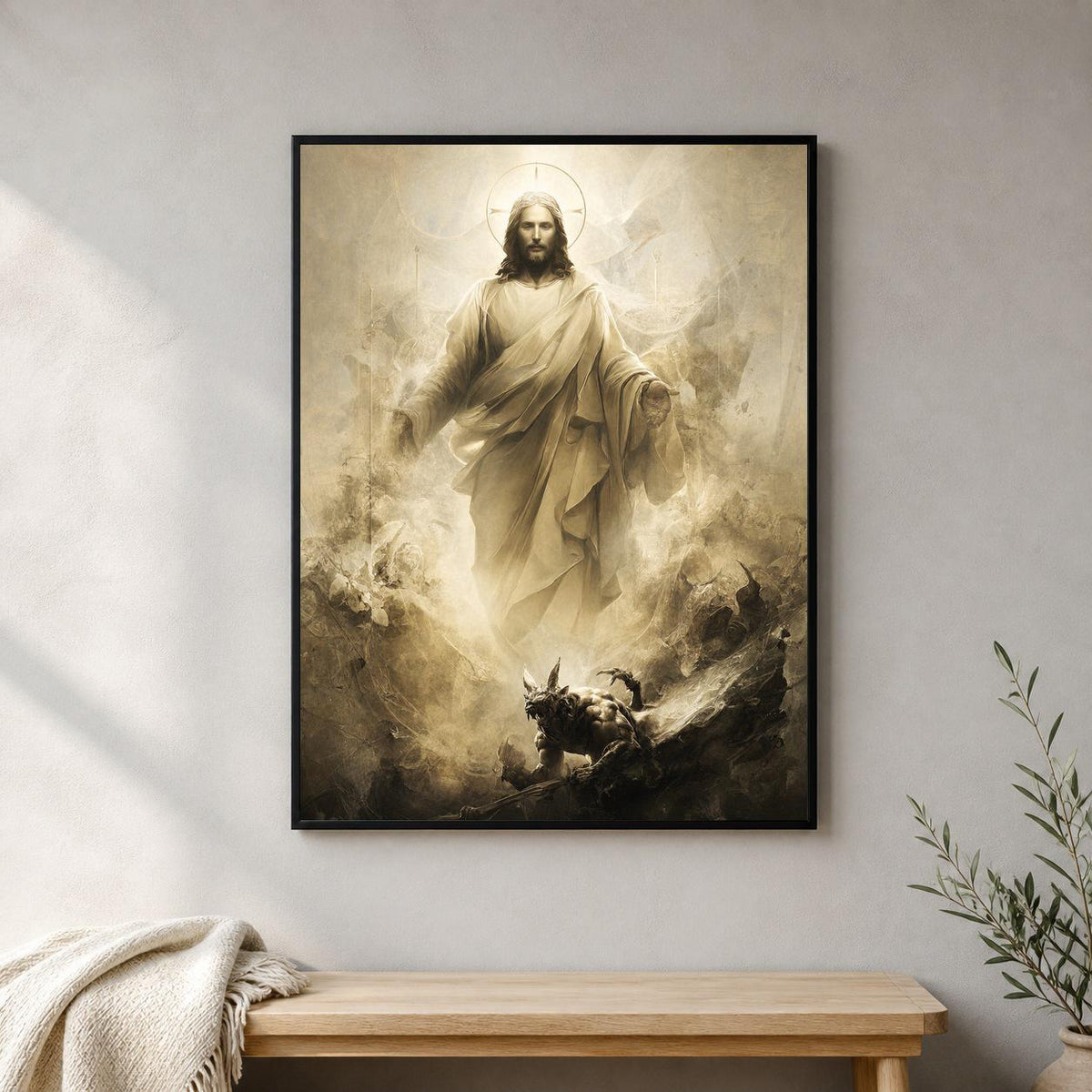 Binding Prayer Catholic art print