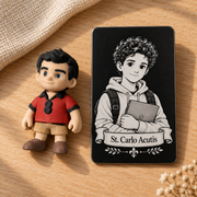 St. Carlo Acutis — source-preserving combo mockup