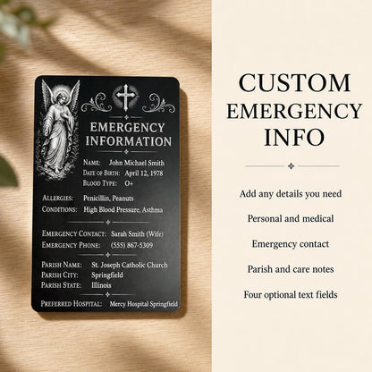 Catholic emergency card product image 10