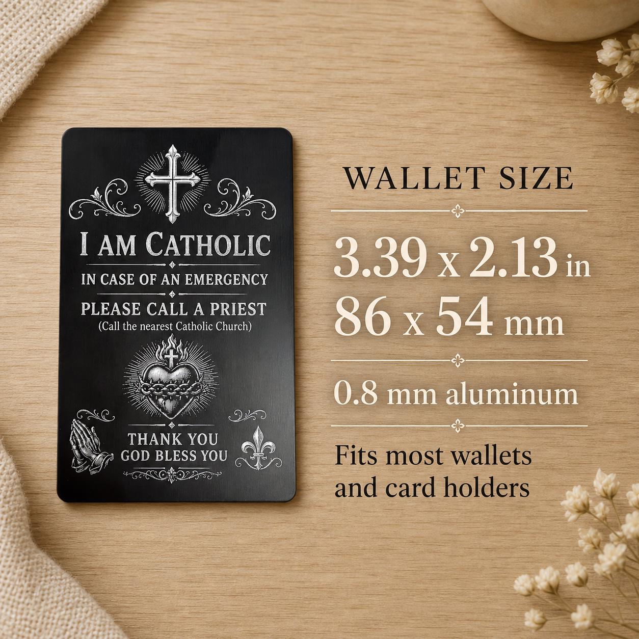 Catholic emergency card product image 7