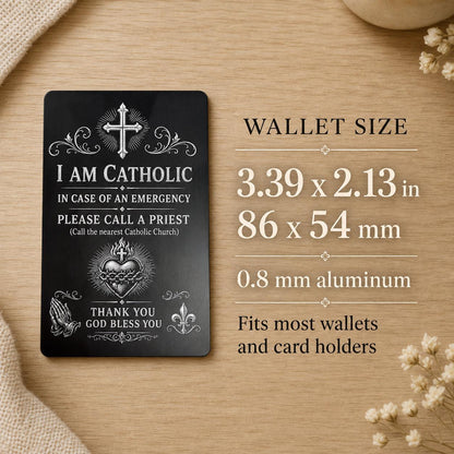 Catholic emergency card product image 7