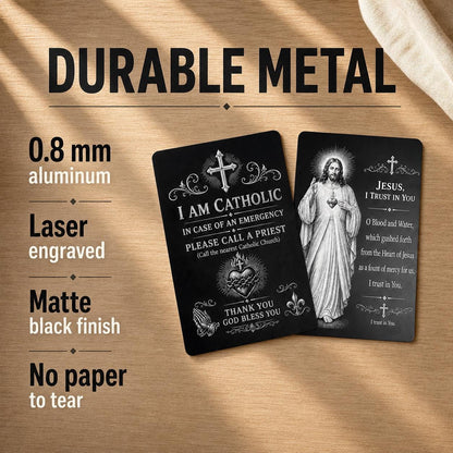 Catholic emergency card product image 8