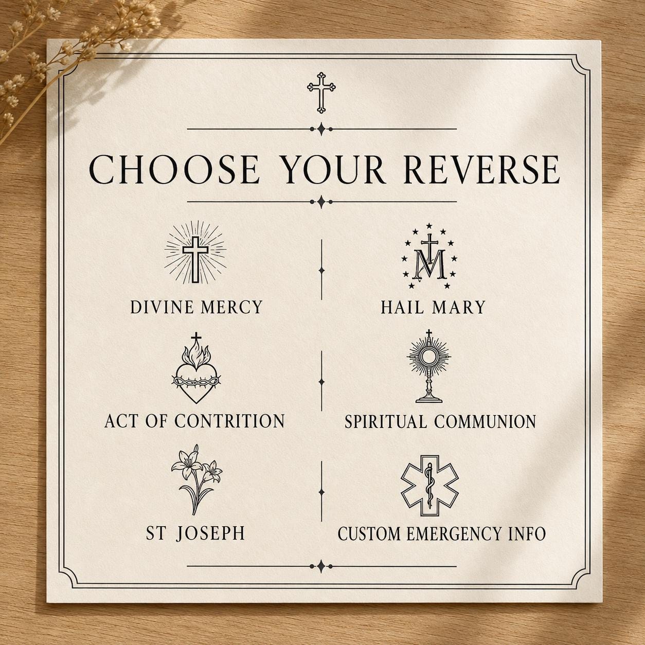 Catholic emergency card product image 9