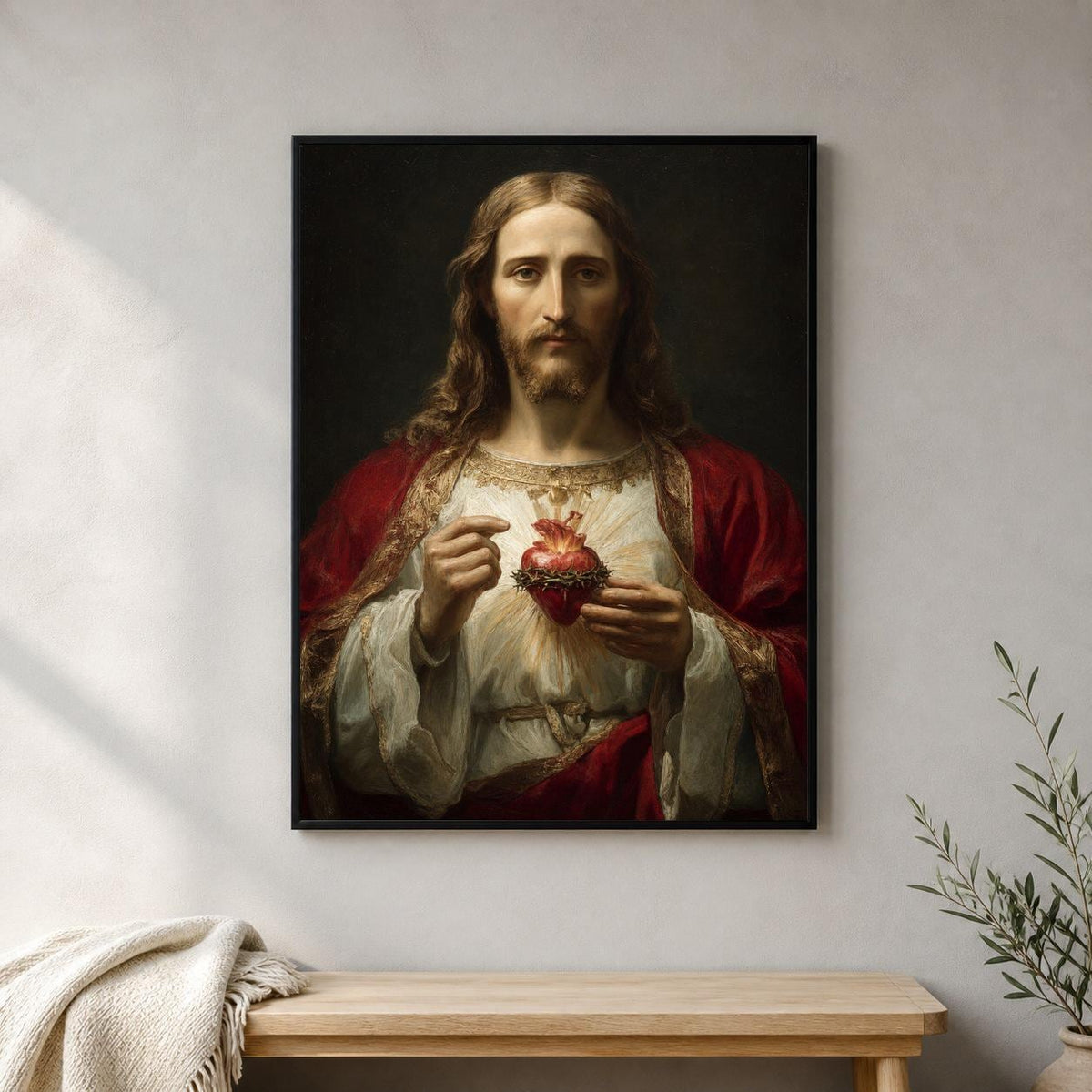 Consecration to the Sacred Heart of Jesus Catholic art print