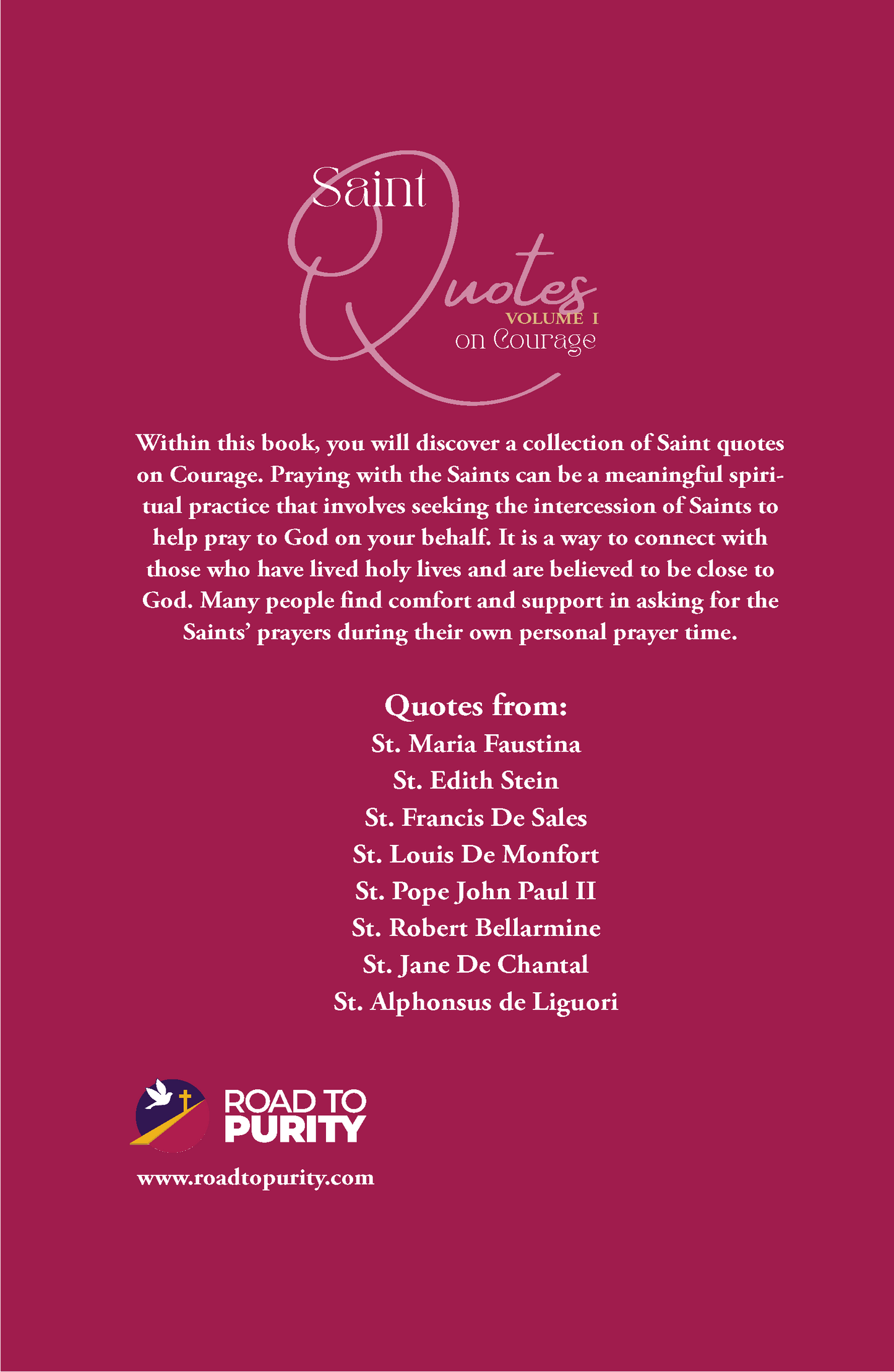 Saint Quotes on Courage Volume 1