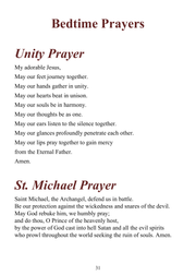 Defend Us in Battle third edition — bedtime prayers text page preview