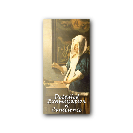 Detailed Examination of Conscience - Prayer Card — front