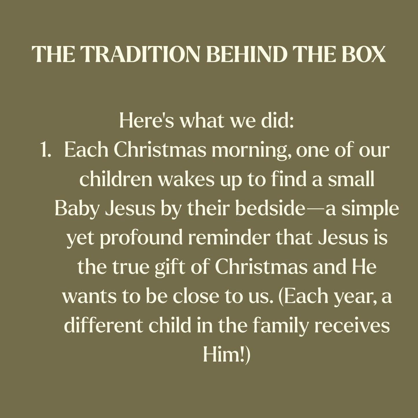 Light of Christmas Morning Personalizable Box Set
