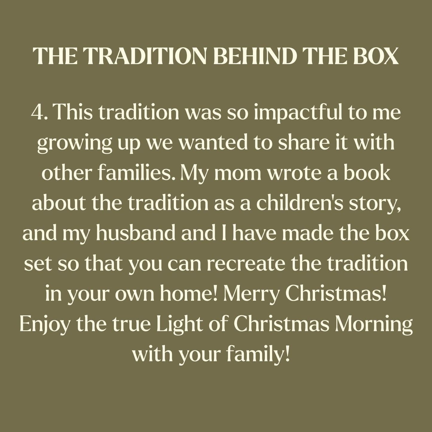 Light of Christmas Morning Personalizable Box Set