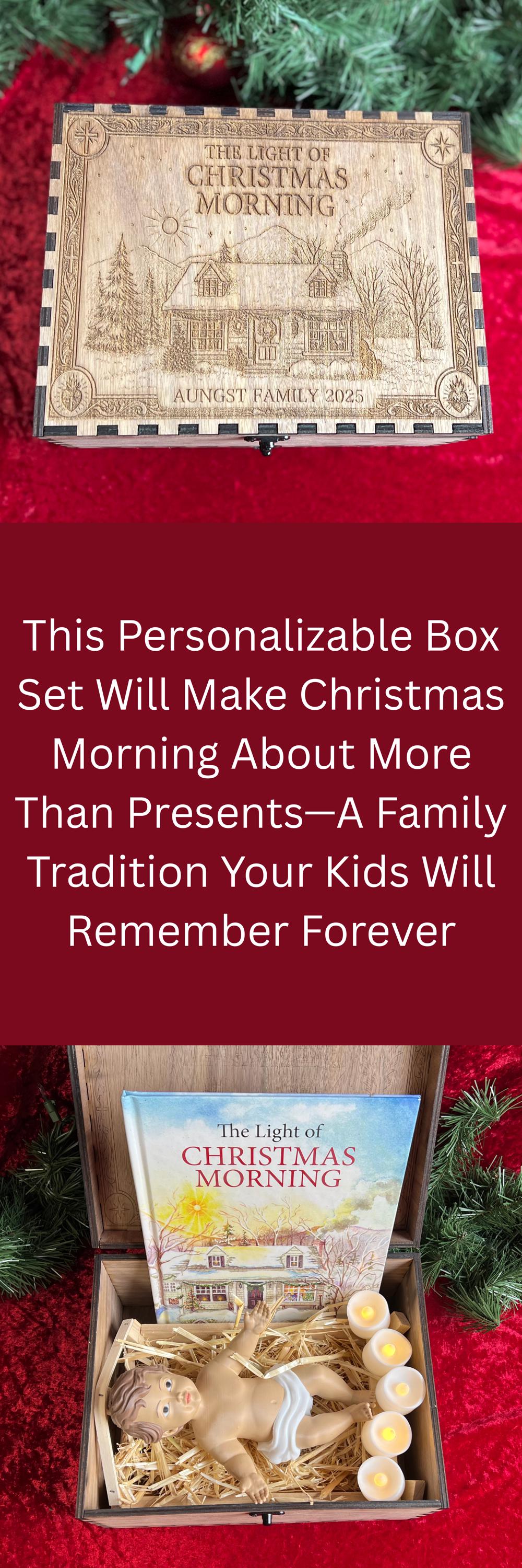 Light of Christmas Morning Personalizable Box Set